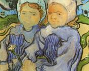 文森特威廉梵高 - 两个孩子